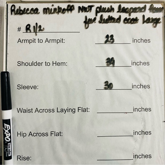 Rebecca Minkoff NWT Leopard Vegan Faux Fur Wrap Belted Coat With Hood Size Large - Picture 12 of 12